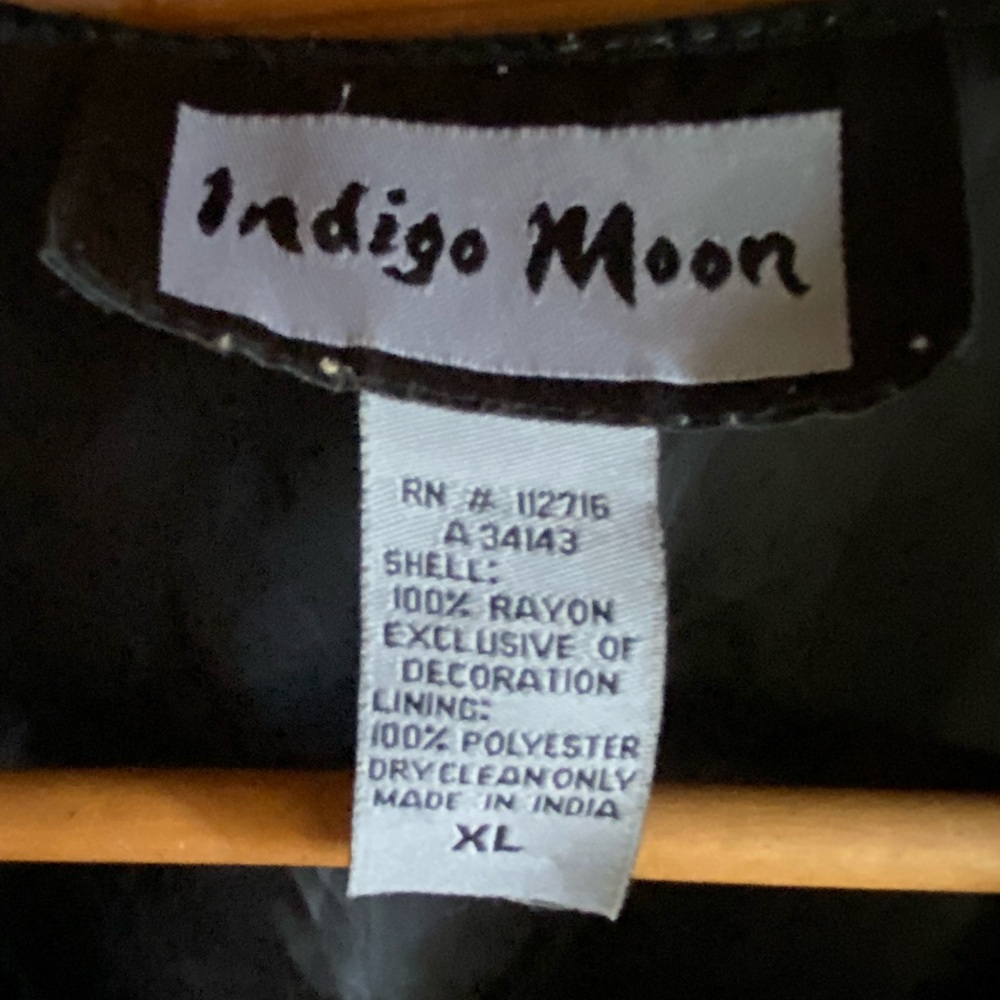 Vibrant Blue And Black Patchwork Jacket - image 6